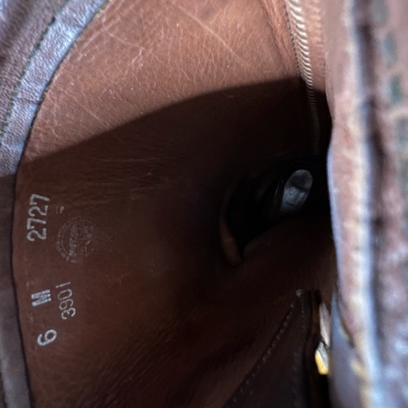 Vintage Chippewa Brown Snake Leather Boots With Buckle Straps Women’s - Picture 11 of 16